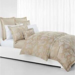 Lauren Ralph Lauren Mya Floral Duvet Cover, Pearl, New, Size Queen